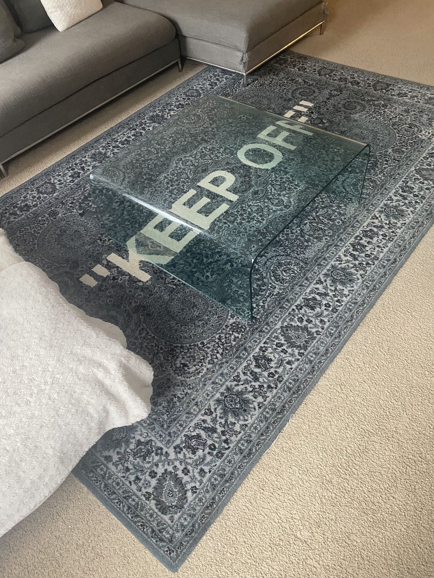 Virgil Abloh OFF WHITE x IKEA “KEEP OFF” Rug 200x300cm