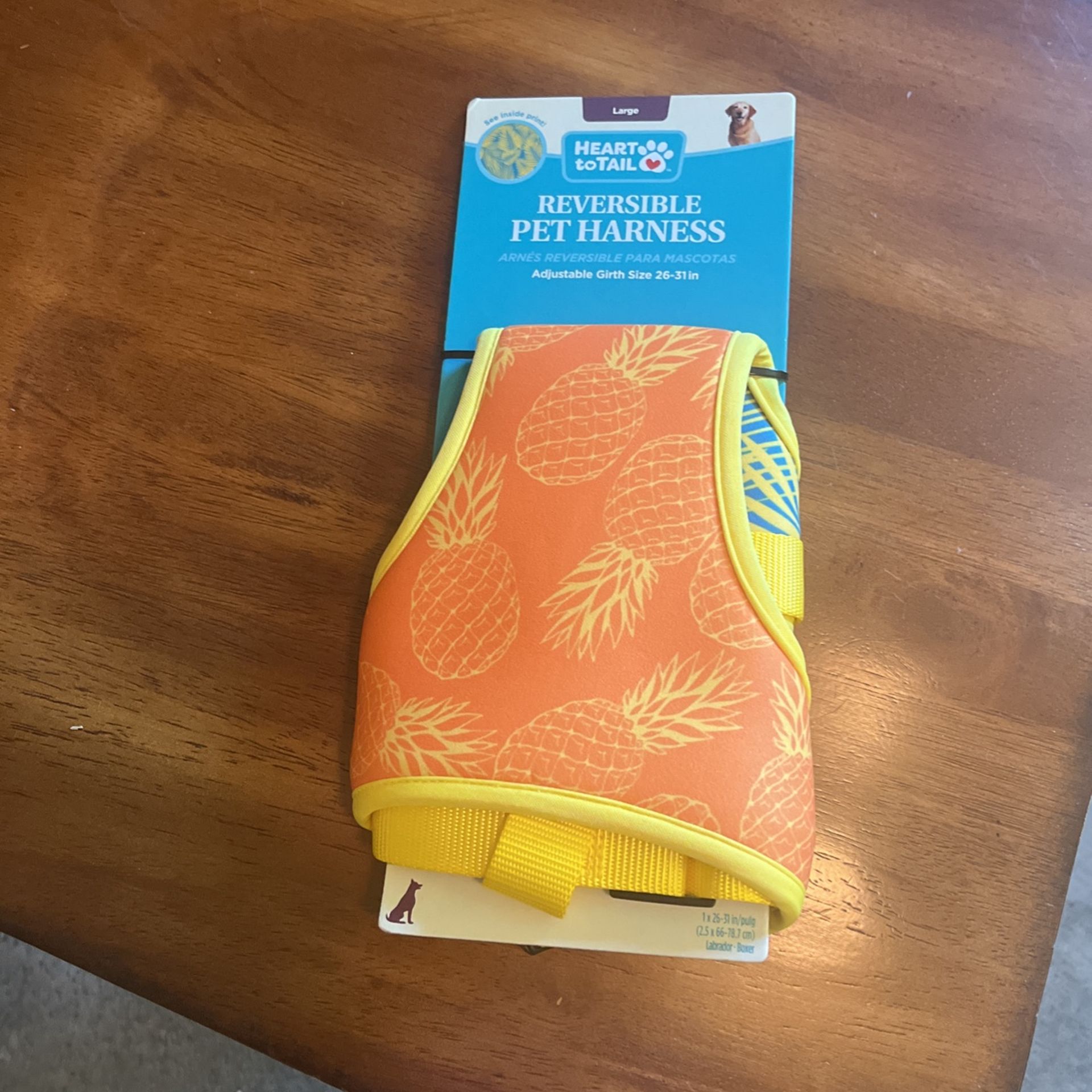Dog Harness pineapples