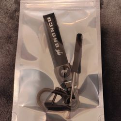 Black Bronco Keychain NEW 
