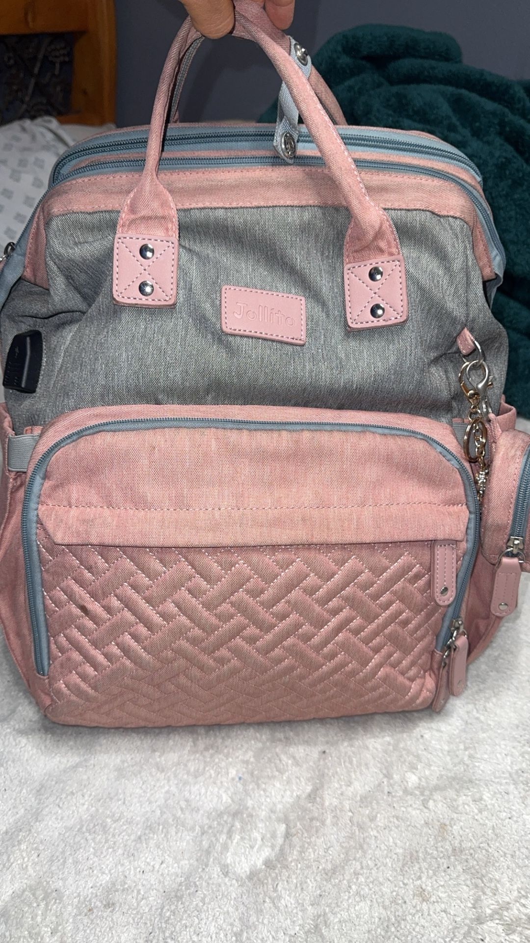 Pink Diaper Bag