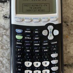Texas Instruments TI-84 Plus Graphing Calculator Black, TESTED, WORKS