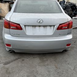 06–09 Lexus IS250 IS350 Rear Trunk Lid Decklid – OEM Silver – Backup Camera