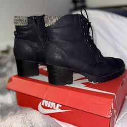 Soda Boots - Black Booties Women’s 8.5