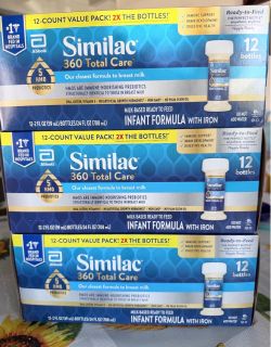 Similac 360 Total Care 12 2oz bottles