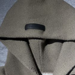 Fear of God ESSENTIALS Tan Polyester Hoodie Heavyweight