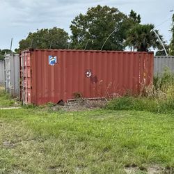 21ft dry box cargo container OBO