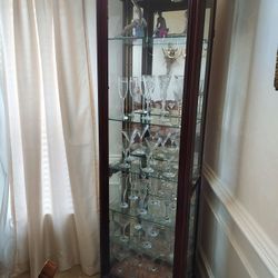 Glass Lighted Cabinet