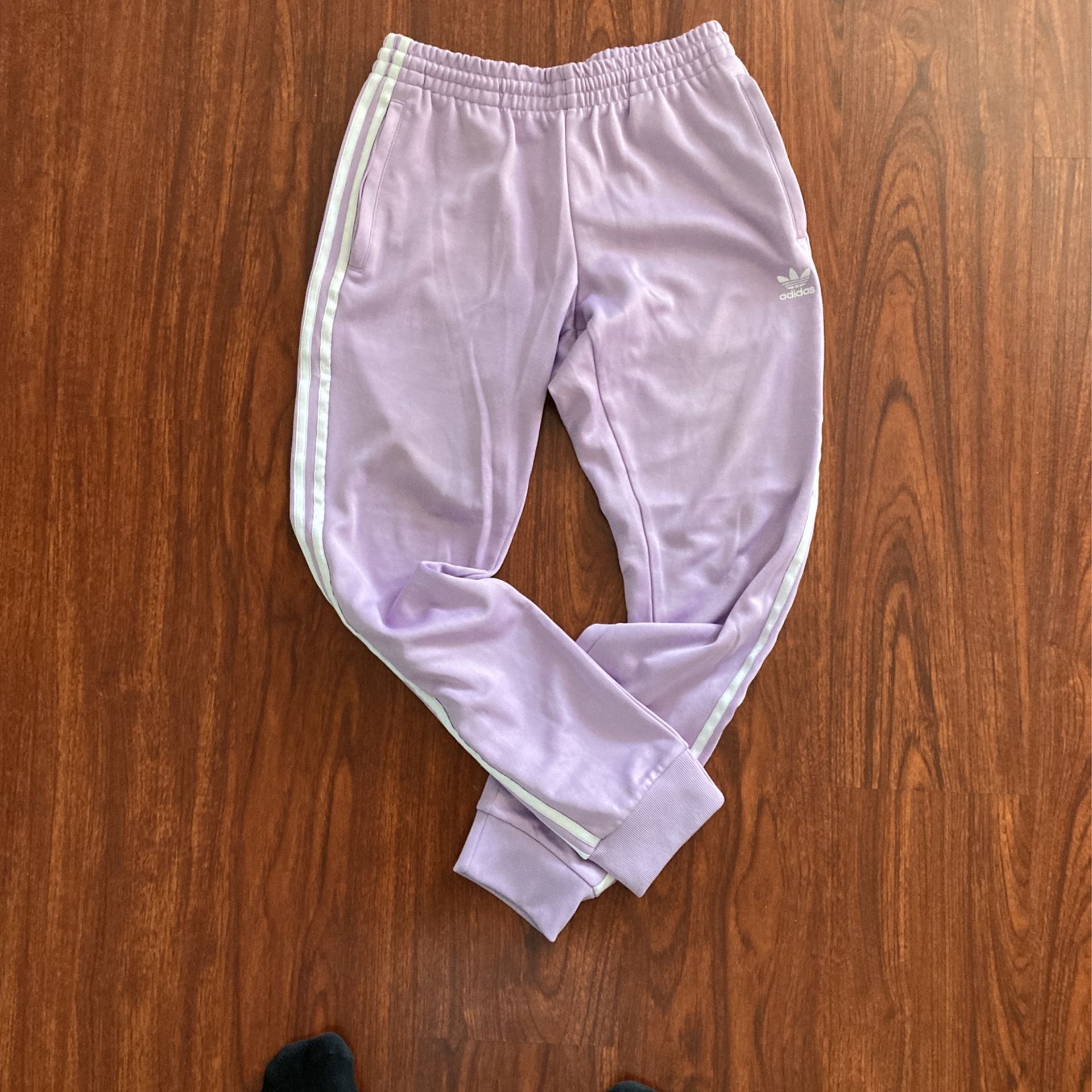 Adidas Mens Med Joggers Purple / Lavender / Paid $60 asking $25