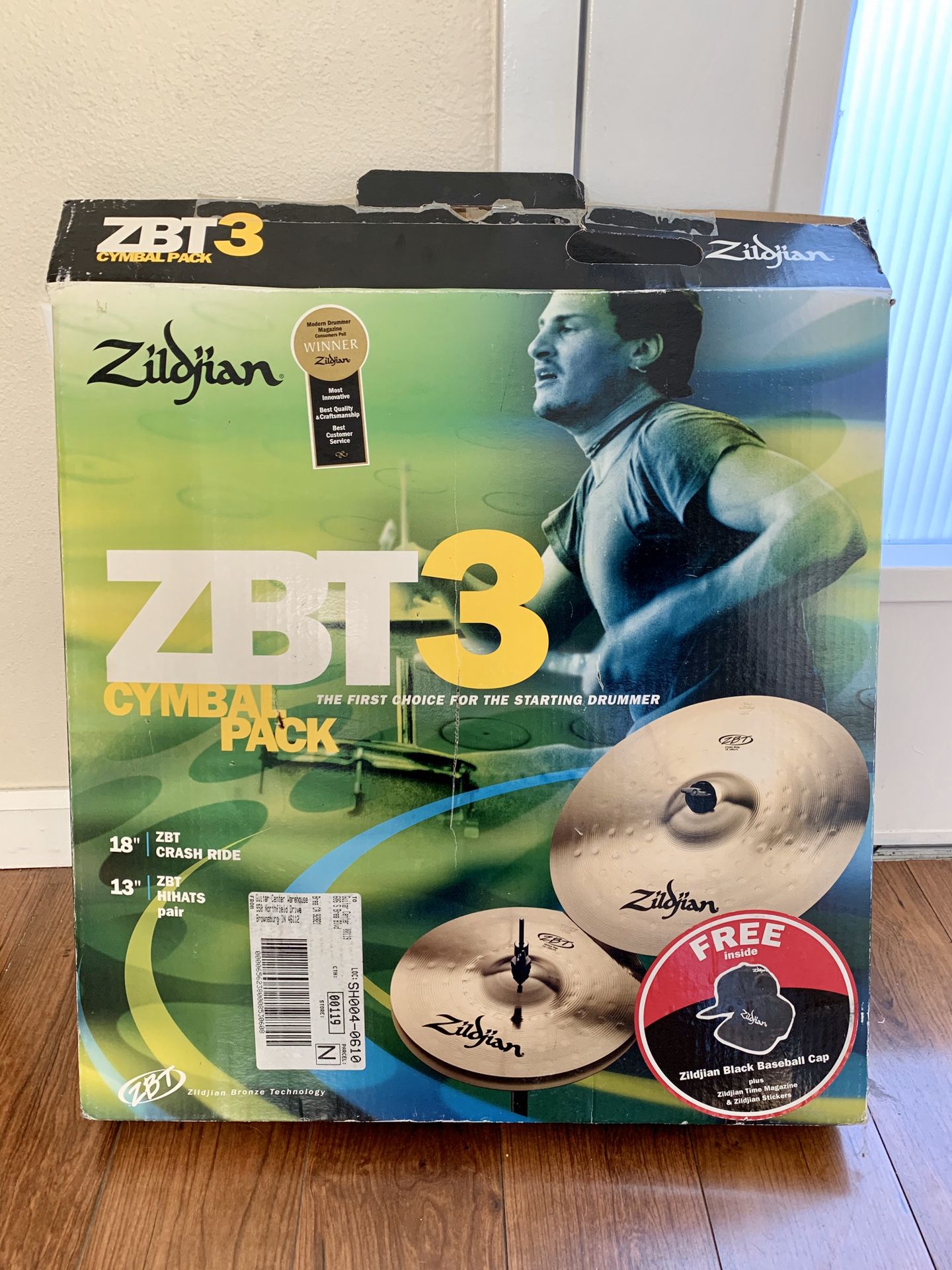 Zildjian Cymbal 3 Pack and original set