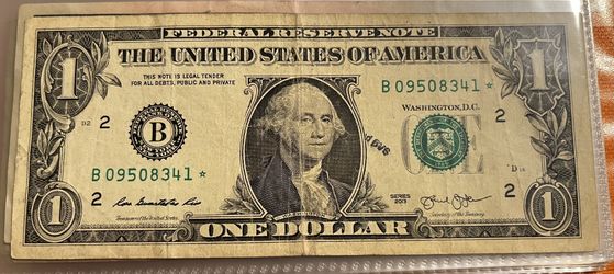 2013 Series Duplicate Serial Number Banknote