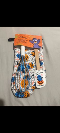 Halloween Stitch 3 Piece Kitchen Set