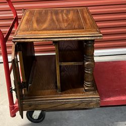 2 Vintage Solid Wood (Heavy) End Tables