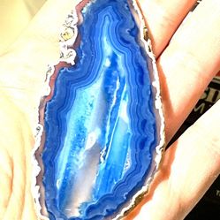  Blue Agate Cabochon