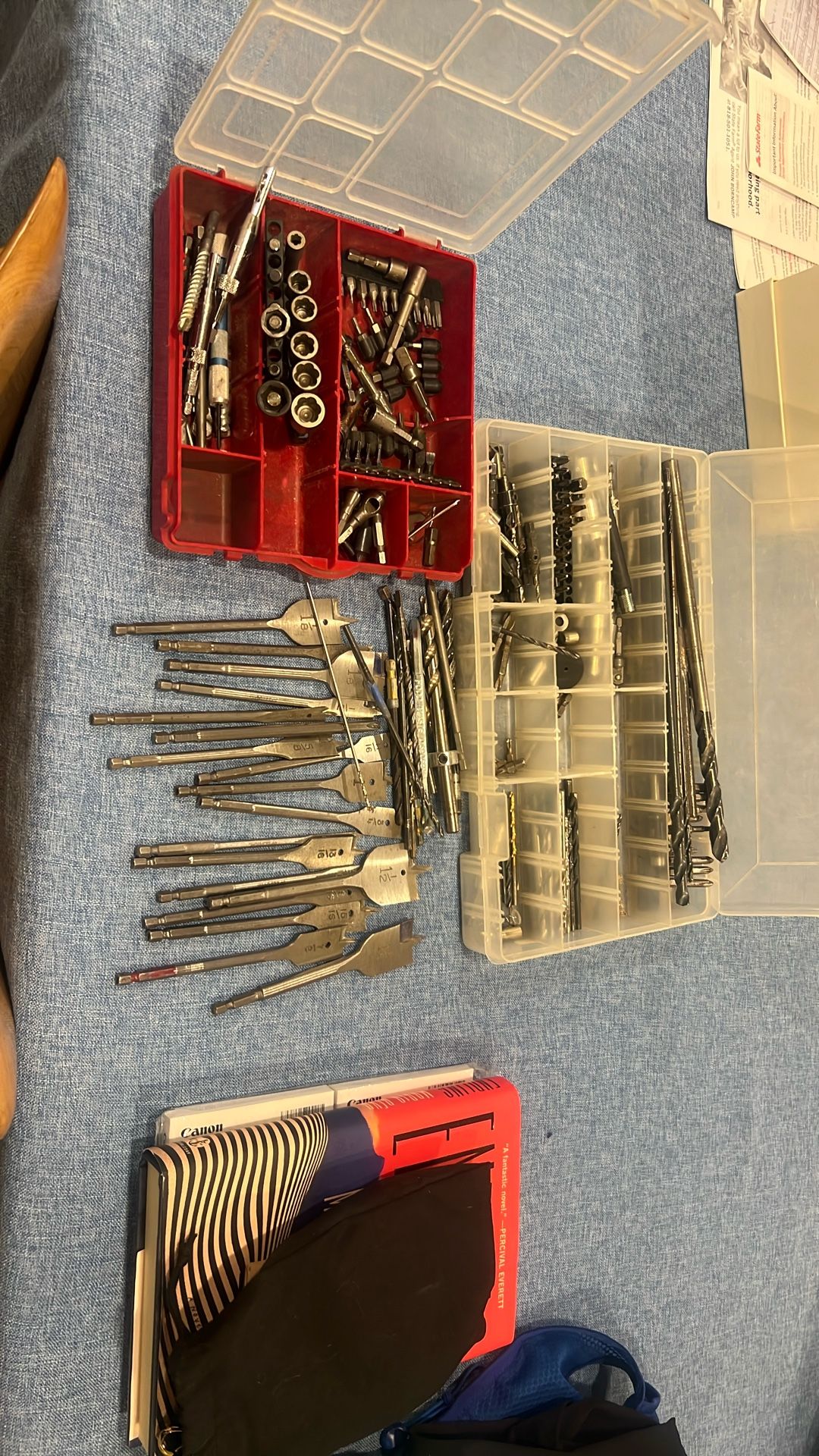 Lot of Drill and Drill Bits. 