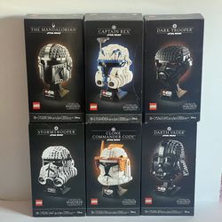 Lego STAR WARS HELMETS >>read Description ><