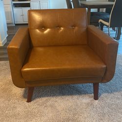 Fiore Modern Chair Faux Leather 