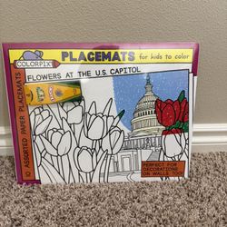 Placemats For Kids To Color
