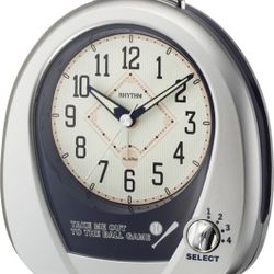 Rhythm Musical Baseball Alarm Clock