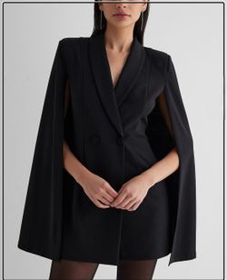 EXPRES  Cape Sleeve Romper  Size M