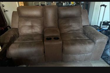Brown Living Room Sofa Loveseat