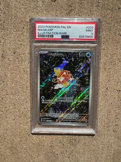 Pokemon Magikarp Scarlet & Violet Paldea Evolved 203/193 Illustration Rare PSA 9