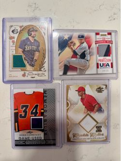 🔥 MLB and NHL Relic & Patch Card Lot 🔥 Numbered