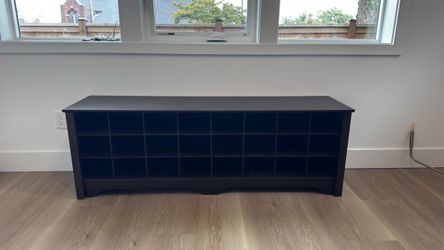 Wooden shoe rack / bench $100