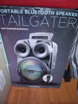 Portable Sylvania Bluetooth tailgater speaker