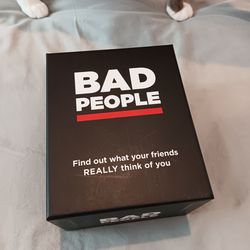 Bad people card game