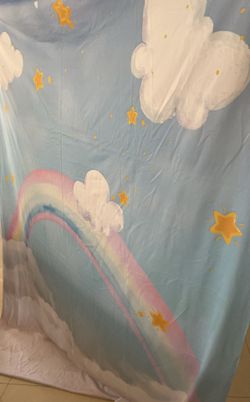 Photography backdrop Cloud Rainbow