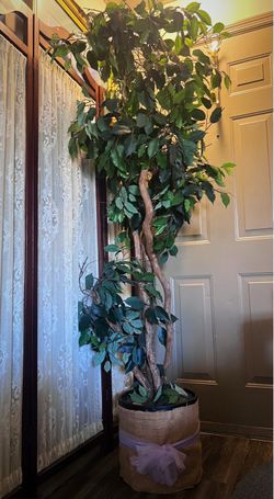 Artificial Ficus Tree Home Decor