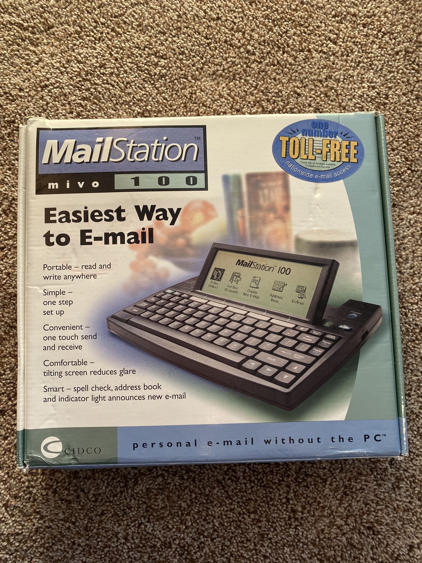 EarthLink Mailstation Cidco DET1 Mivo 100 E-mail Appliance Un