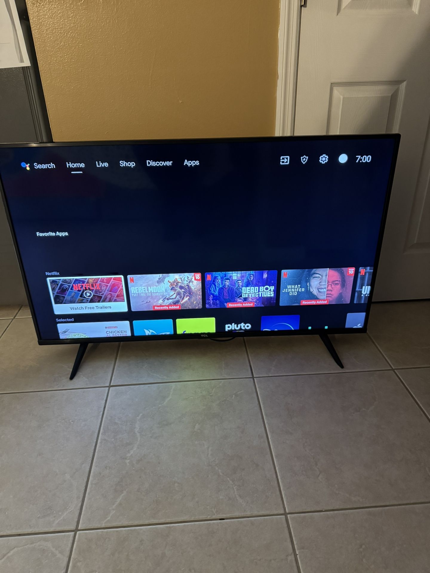 50in TCL Tv