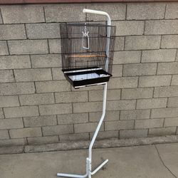 Birdcage, with Stand   Cage . Clean Used For One Week. 