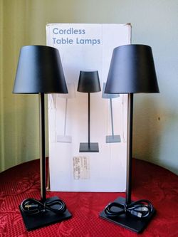 Aoceley Rechargeable Table Lamps (2 Pack)