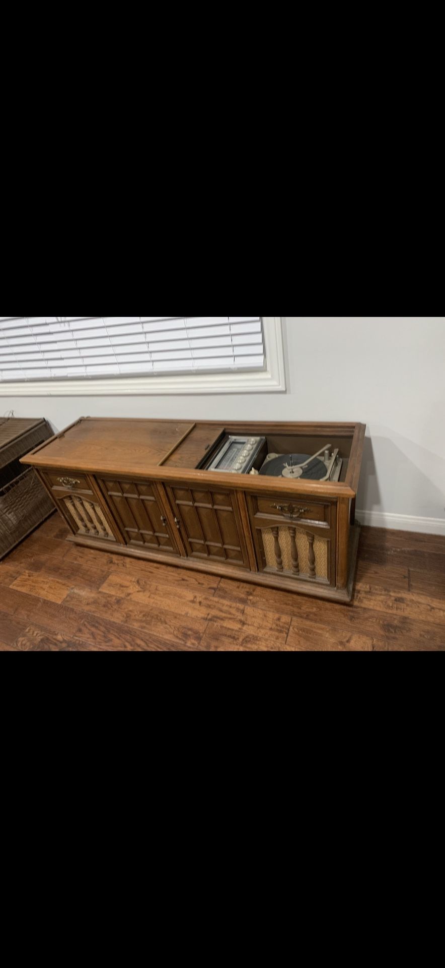 Magnavox Record Player Stereo Cabinet Mid Century