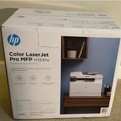 HP Color LaserJet Pro MFP M183fw All-in-One Color Printer- White-New