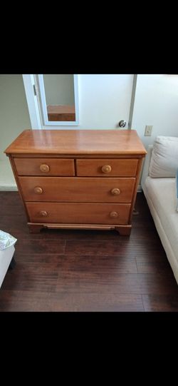 Sturdy hardwood dresser