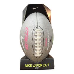 BRAND NEW Nike Heron Preston Vapor 24/7 Football SS19 Official Metallic Silver Designer RARE