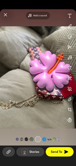 Flower Over Purse