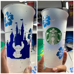 Starbucks confetti cups