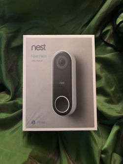 Nest Hello White/Black Wireless Doorbell $230 RETAIL