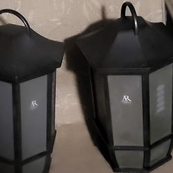 Bluetooth Speakers Hanging Outside Lanterns 