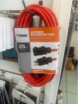 Prime Outdoor Extension Cord 25FT Brand New