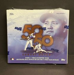 2024 Topps 50/50 Club Shohei Ohtani Sealed Hobby Box Baseball Cards