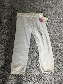 White Sweat Pants Brand New 