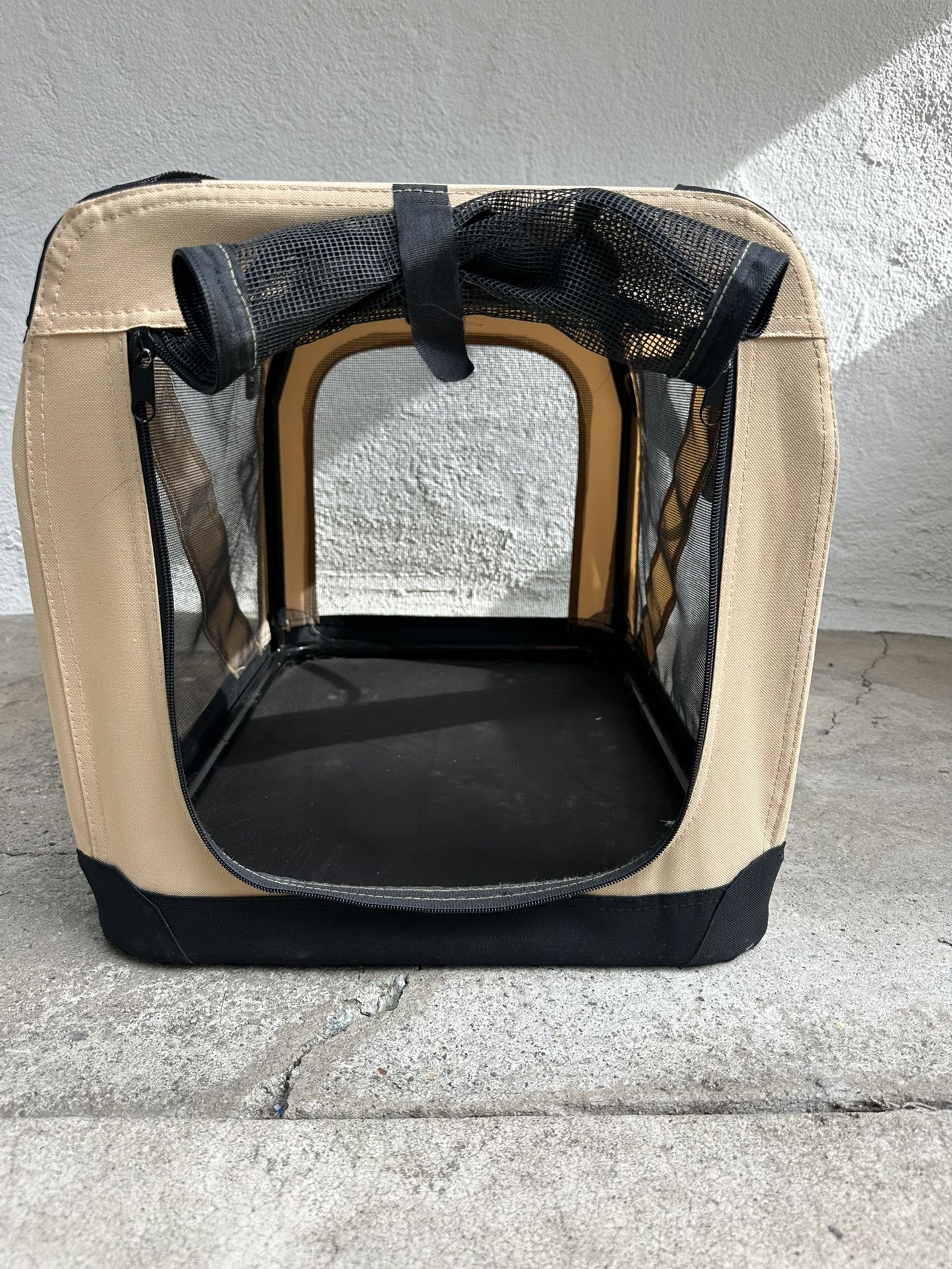 Canvas Folding Dog Crate