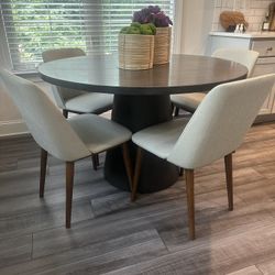 4 Mid Century Modern Dining Chairs