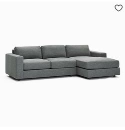 West Elm Urban Chaise Sectional