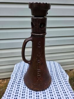 Vintage Simplex Cast Iron Rail Road Jack